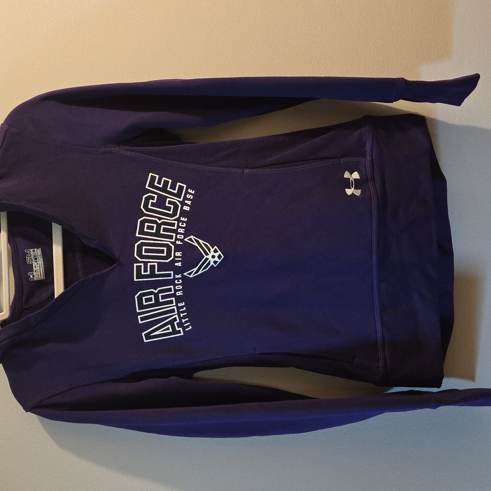 Under Armour Dark Purple Little Rock Air Force Base Hoodie